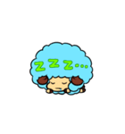 アフロなひつじん（個別スタンプ：4）
