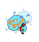 アフロなひつじん（個別スタンプ：7）