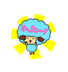 アフロなひつじん（個別スタンプ：14）