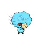 アフロなひつじん（個別スタンプ：21）
