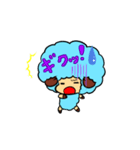 アフロなひつじん（個別スタンプ：24）