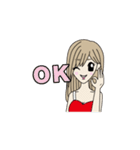 お姉さんスタンプ☆（個別スタンプ：1）