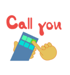 指アルファべット文字（個別スタンプ：36）