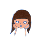 ぱっつんの女の子（個別スタンプ：7）