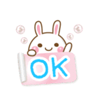 乙女うさちゃん（個別スタンプ：5）