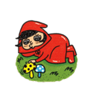 The secret life of Little Red（個別スタンプ：33）