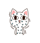 Little white meow（個別スタンプ：13）