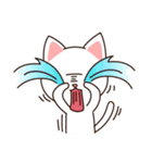 Little white meow（個別スタンプ：15）