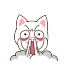 Little white meow（個別スタンプ：23）
