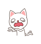 Little white meow（個別スタンプ：25）