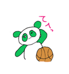 バスケ大好きなパンダ達（個別スタンプ：1）