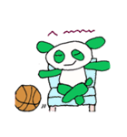バスケ大好きなパンダ達（個別スタンプ：33）