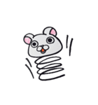 しろくるまくま（個別スタンプ：28）