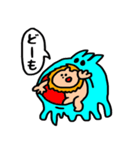 ライオンとモンスター（個別スタンプ：36）