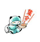 水墨画風 忍者ぱんじゃ（個別スタンプ：34）