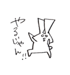 サンカクウサギ（個別スタンプ：34）
