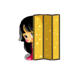 平安小町ちゃん 時代劇風の言葉（個別スタンプ：15）