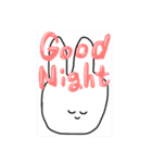 うさぎはかわいいスタンプ（個別スタンプ：12）