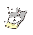 schnauzer's daily life（個別スタンプ：4）