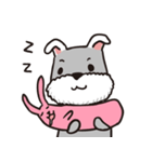 schnauzer's daily life（個別スタンプ：18）