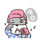 schnauzer's daily life（個別スタンプ：40）