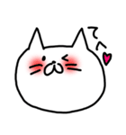 ゆるいしろねこ（個別スタンプ：36）