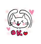 手書きにゃんこ（個別スタンプ：3）
