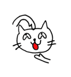 手書きにゃんこ（個別スタンプ：21）
