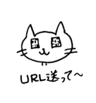 手書きにゃんこ（個別スタンプ：35）