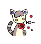 ワオキツネザルスタンプ（個別スタンプ：1）