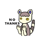 ワオキツネザルスタンプ（個別スタンプ：8）