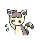 ワオキツネザルスタンプ（個別スタンプ：17）