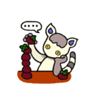 ワオキツネザルスタンプ（個別スタンプ：21）