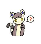 ワオキツネザルスタンプ（個別スタンプ：22）