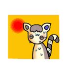 ワオキツネザルスタンプ（個別スタンプ：23）