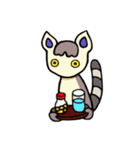 ワオキツネザルスタンプ（個別スタンプ：32）