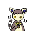 ワオキツネザルスタンプ（個別スタンプ：34）