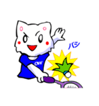 よく使う英単語の変なTシャツを着たネコ5（個別スタンプ：24）