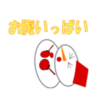 ゆきだるまのスタンプ（個別スタンプ：12）