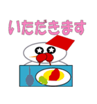 ゆきだるまのスタンプ（個別スタンプ：25）