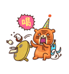 Bear Tank ＆ Penguin Elen（個別スタンプ：12）