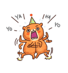 Bear Tank ＆ Penguin Elen（個別スタンプ：16）