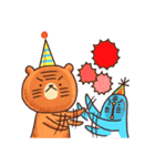 Bear Tank ＆ Penguin Elen（個別スタンプ：33）