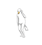 ポージングトリ（個別スタンプ：8）