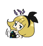 ジト目無言娘ズ。（個別スタンプ：21）