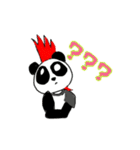 モヒカンぱんだ（個別スタンプ：34）