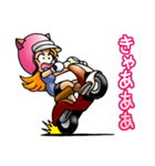 猫耳ライダース2 スクーター（日本語版）（個別スタンプ：23）