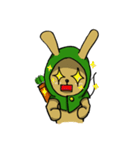 ロビンフッド野うさぎ（個別スタンプ：10）