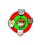 猫と子供（個別スタンプ：34）