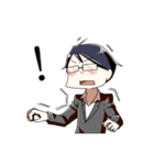 ダメガネ男子（個別スタンプ：21）